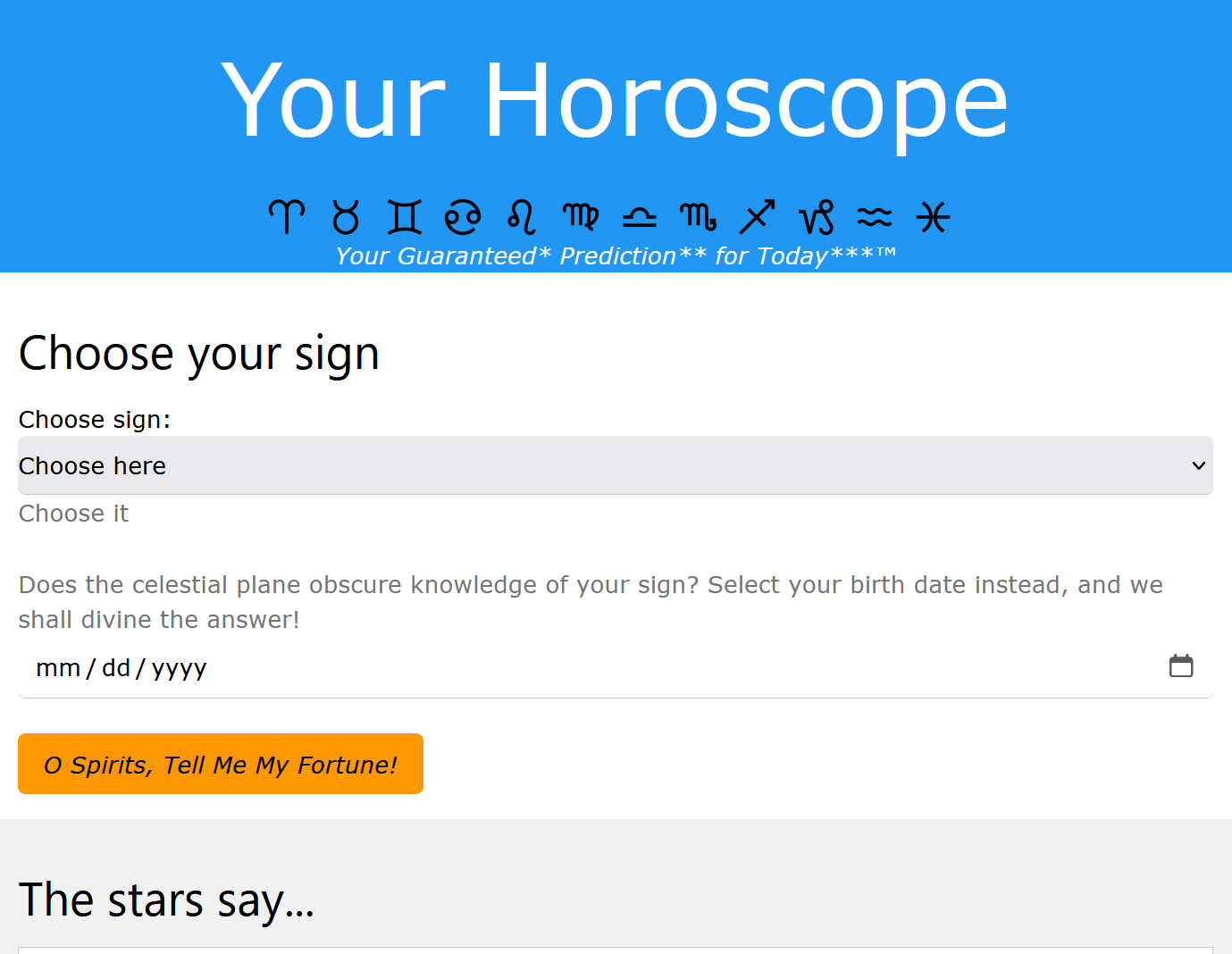 Your Horoscope image